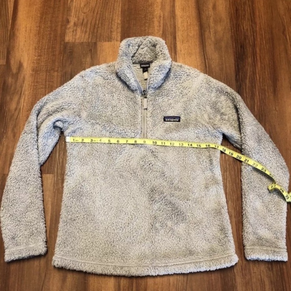 Patagonia Light Gray Los Gatos 1/4 Zip Fleece Jacket